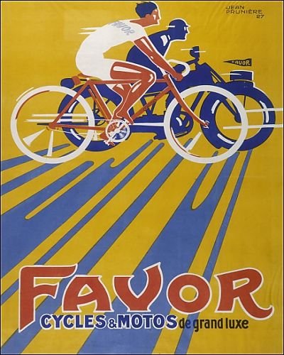 Photographic Prints of Favor Cycles Poster from Mary Evans