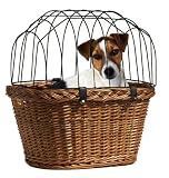 KARLIE Fahrradkorb oval mit Schutzgitter 45 x 33 x 46cm #59017