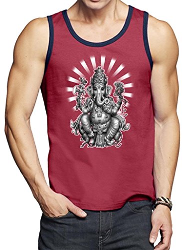 Yoga Clothing For You Mens Ganesha Lightweight Tank Top
