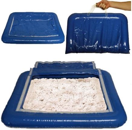 5 lbs of White Shape-It Sand &amp; Inflatable Sand Tray
