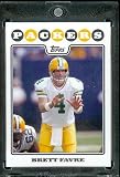 2008 Topps # 34 Brett Favre - Green Bay Packers - NFL Trading Cards