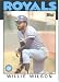 1986 Topps # 25 Willie Wilson Kansas City Royals Baseball Card