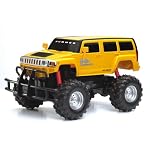 New Bright 61077W - RC Hummer H3, ferngesteuertes Auto, inklusive 9,6 V Power Pack Batterien und Ladeger�t, 1:10
