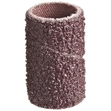 3M Cloth Band 341D, 1/2" Diameter x 1" Width, 60 Grit, Brown (Pack of 100)