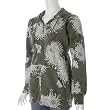 Lucky Brand Junior's Floral Print Zipper Hoodie