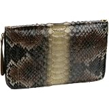 Jalda Python Convertible Clutch Wallet