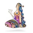 Charming Virgo the Maiden Zodiac Pin #0907