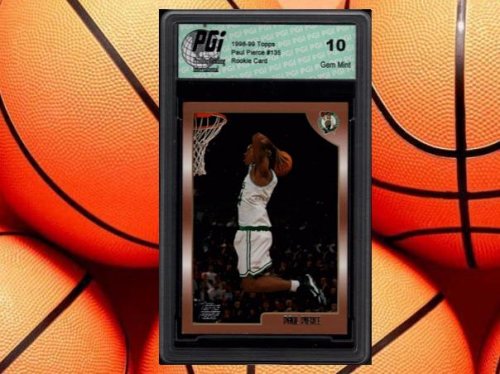 1998-99 Topps Paul Pierce Boston Celtics Graded rookie card PGI 10