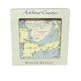 Barlow Designs Coasters in Cape Cod Chart - Set of 4