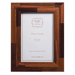 Marquerty Century Brown Wood Frame, 5x7"