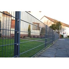 25m Gartenzaun, Doppelstabmattenzaun, Metallzaun, Zaun, Z�une, Gittermattenzaun www.Gartenzaun4u.de