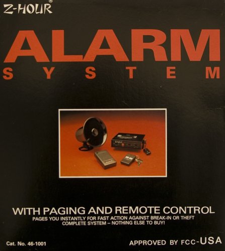 Z Hour Car Alarm System with Paging and Remote Control