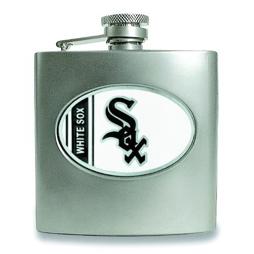 MLB Chicago White Sox Stainless Steel Hip Flask 6oz