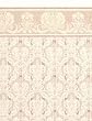 Dollhouse Wallpaper " Damask Beige Marble "