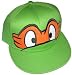 Search : TMNT Teenage Mutant Ninja Turtles - Michelangelo Face Logo Flatbill Flex Fit Hat Cap