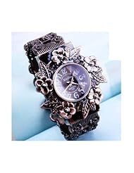 Lovely Vintage Engraving fashion ladys womens bracelet watches wrist bangle watch WP@TGZ159530B