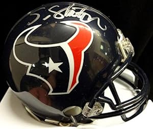 Autographed Steve Slaton Mini Helmet - Tristar Productions Certified - Autographed NFL Mini Helmets