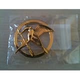 The Hunger Games Brooch Gold Mockingjay Pin Scholastic Movie Prop Replica Model