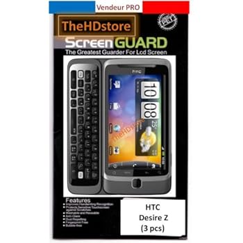 3 Films Protection Ecran HTC desire Z desirez [Appareils électroniques]