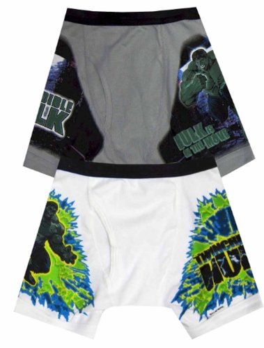  Marvel Comics - Incredible Hulk 2 Pack Boys Boxer Briefs for boys