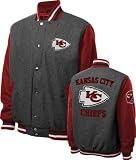Kansas City Chiefs Grey Wool Varsity Jacket