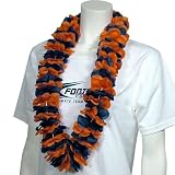 NCAA Orange & Navy Blue Lei