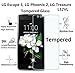 LG Escape 3, LG Phoenix 2, LG Treasure L52VL -Glass Screen Protector, The3Knights[TM] - [Tempered Glass] + The3Knights[TM] Classic Stylus