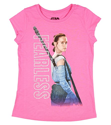 Disney Star Wars The Force Awakens Rey Fearless Girls Shirt 4-16