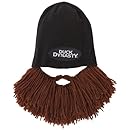 Beard Head Duck Dynasty Black Short Beard Beanie, Brown, One Size