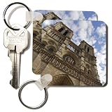 Paris France, Notre Dame Cathedral - Set Of 2 Key Chains