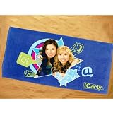 I Carly Icon Velour Beach Bath Towel