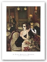 A Very Special Dinner by Juarez Machado 19"x25" Art Print Poster