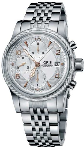 Oris Big Crown Chronograph Silver Dial Stainless Steel Mens Watch 674-7567-4061MB