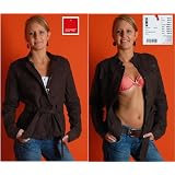 ESPRIT Leinen Jacke �bergangsjacke Biker-Style in verschiedenen Farben