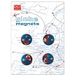 Set of 4 Globe Magnets