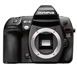 Olympus E-3 SLR-Digitalkamera (10 Megapixel, LifeView, Bildstabilisator) Gehäuse inkl. Gittermattscheibe FS-3