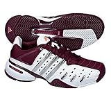 Womens Adidas Barricade V - Cherrywood/Silver/White