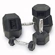 Body Solid SDRS550 5-50-Pound Rubber Hex Dumbbell Set