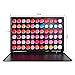 MLMSY 66 Color Sweet Lip Gloss Mouth Moisturizing Nude Moisturizing Lasting Moist Lip Fashion Lipstick Makeup Cosmetic Palette with Matching Brush and Brush Washing Egg(66 color)