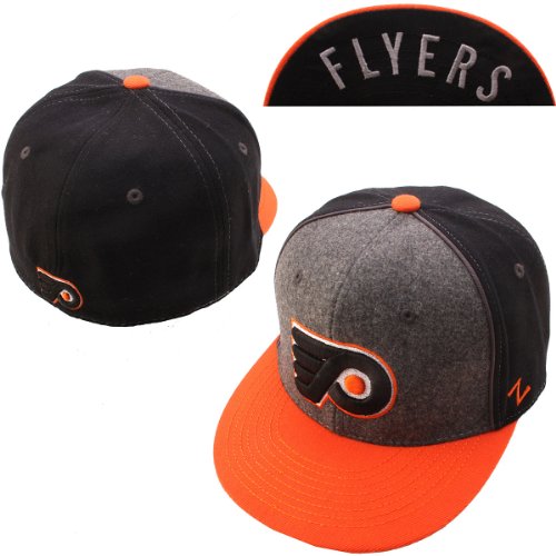 Zephyr Philadelphia Flyers Meltdown Wool Fitted Hat 7 3/8