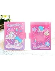 Little Twin Stars Name Business ID Credit Card Holder Case 2R Photo Album 24 Pockets Small