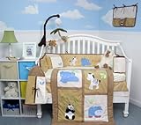 Boutique Giant Panda Animals 10pcs Crib Bedding Set