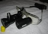 Zeiss Surgical Loupe with Light, Light Source, and Fiber Optic Cable