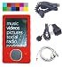 (4 in 1 Microsoft Zune 80g Many color available) Silicone Skin for Microsoft Zune 80 Gb Digital Media Player Black (2nd Generation) + Armband + Car Charger Cigarette Lighter Adapter Suitable for Microsoft Zune + Power Travel / Home Charger Power Adapter for Microsoft Zune Charges + Av (Audio Video) Cable for Zun