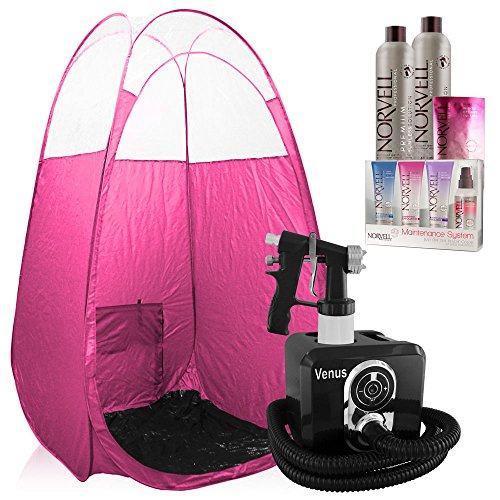 Black Venus Spray Tan Machine System, Pink Tan Tent, Norvell Tanning