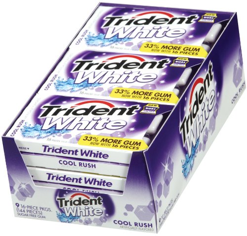 Trident White Gum Cool Rush