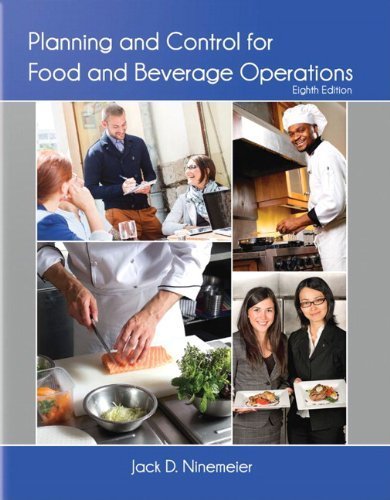 by Ninemeier, Jack D., American Hotel & Lodging Educational Ins Planning and Control for Food and Beverage Operations (AHLEI) (8th Edition) (2013) Paperback