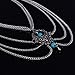 Sandistore 1PC Womens Beach Barefoot Sandal Foot Turquoise Jewelry Anklet Chain Tassel