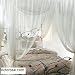 4 Corner / Poster Bed Canopy Mosquito Net Full Queen King, White