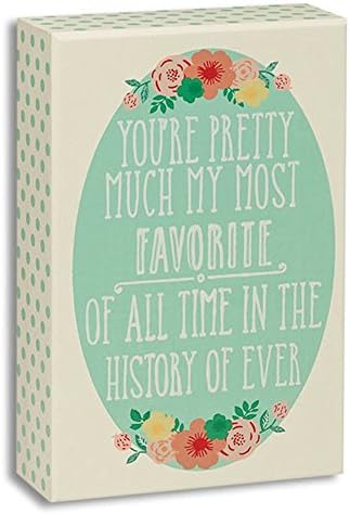 Friend Favorite Person in History Wood Box Sign Wooden Wall Shelf Home Decor